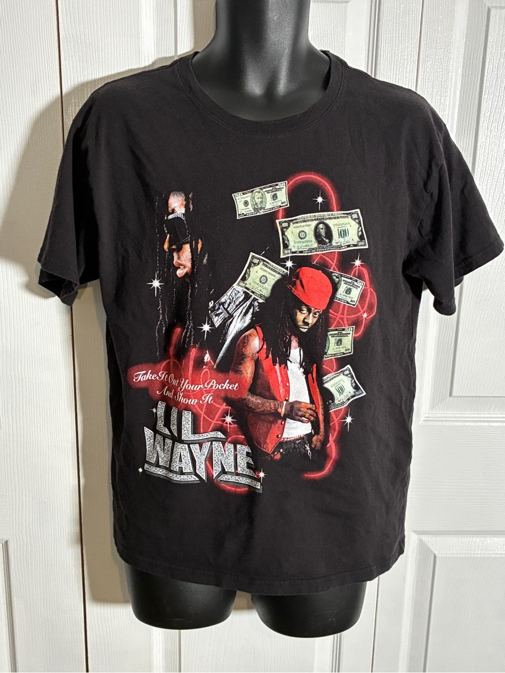 Lil Wayne Tha Carter III Got Money Graphic Tee XL Black Young Money